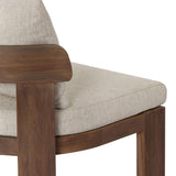 Jackson Outdoor Armless Dining Chair - Ellor Beige | shipping 08/21/2026