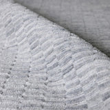 Made from 100% PET the indoor/ outdoor handwoven Roan Aaren is perfect for performance needs.  This pseudo-solid blue rug bodes a light checkered appearance with a neutral backdrop.ROA0 Amethyst Home provides interior design, new home construction design consulting, vintage area rugs, and lighting in the San Diego metro area.