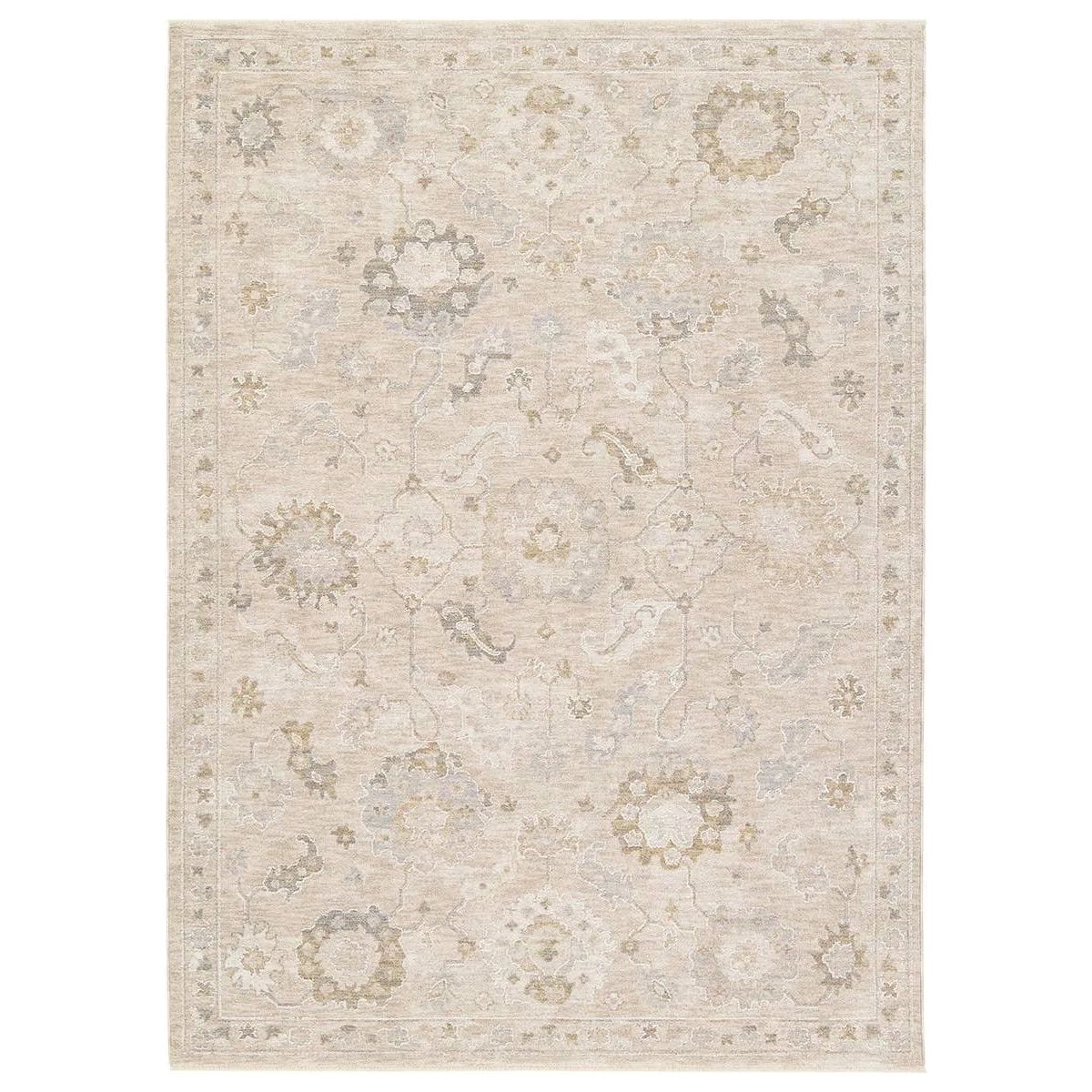 Elegant and classic, the Alara design presents a largely sought-after Oushak-inspired pattern in a durable, powerloomed construction. The beautiful blue and gray oriental pattern effortlessly elevates any medium-traffic indoor setting. Amethyst Home provides interior design, new home construction design consulting, vintage area rugs, and lighting in the Monterey metro area.