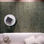 Drawing inspiration from Moroccan textiles, Alpine showcases the beauty in simplicity. Durable wool is hand-knotted onto a cotton foundation to create this high-piled accent piece. Its solid green design instantly adds warmth and comfort to any indoor, medium-traffic setting.Hand Knotte Amethyst Home provides interior design, new home construction design consulting, vintage area rugs, and lighting in the Houston metro area.