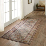 Featuring Canteena Arkansas Rug by Jaipur Living at Amethyst Home. The Canteena Arkansas combines the charm of timeless designs with easy-care, livability for any home or lifestyle. The Arkansas design delights with medallions and intricate floral borders in hues of red, blue, gold, and gray. This digitally printed assortment of rugs features stunning abras. Amethyst Home provides interior design, new home construction design consulting, vintage area rugs, and lighting in the Charlotte metro area.