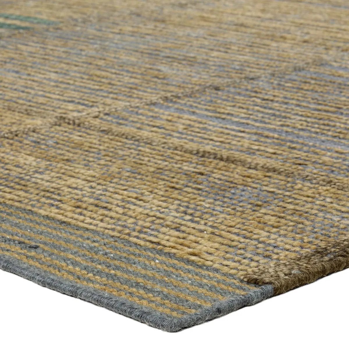Beauty is on the horizon with the Bezem Aytana. The Aytana design features a contemporary linear pattern for subtle visual depth. Hand-knotted from easy-care wool with a high-low pile, this piece is as practical as it is captivating—a true testament to modern craftsmanship.Hand Knotte Amethyst Home provides interior design, new home construction design consulting, vintage area rugs, and lighting in the Miami metro area.