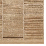 Beauty is on the horizon with the Bezem Aytana. The Aytana design features a mid-century linear pattern in tonal shades of beige for subtle visual depth. Hand-knotted from easy-care wool with a high-low pile, this piece is as practical as it is captivating—a true testament to modern craftsmanship.Hand Knotte Amethyst Home provides interior design, new home construction design consulting, vintage area rugs, and lighting in the Portland metro area.