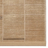 Beauty is on the horizon with the Bezem Aytana. The Aytana design features a mid-century linear pattern in tonal shades of beige for subtle visual depth. Hand-knotted from easy-care wool with a high-low pile, this piece is as practical as it is captivating—a true testament to modern craftsmanship.Hand Knotte Amethyst Home provides interior design, new home construction design consulting, vintage area rugs, and lighting in the Portland metro area.