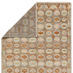 Featuring Hazan Titale Hand-Knotted Rug by Jaipur Living at Amethyst Home. The Turkish-Killum-inspired Hazan Titale is intricately handknotted by artisans in India. Crafted with 15 knots per square inch, these durable area rugs thrive in both high and low traffic areas of the home. The Titale design showcases traditional-style miniature medallions in oran. Amethyst Home provides interior design, new home construction design consulting, vintage area rugs, and lighting in the Los Angeles metro area.