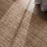 Subtle variations of brown create depth and dimension in the elegantly understated Hue rug. Handwoven with precision, its solid design offers a timeless foundation for any space—from modern to classic interiors.Handwove Amethyst Home provides interior design, new home construction design consulting, vintage area rugs, and lighting in the Tampa metro area.