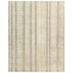 A contemporary interplay of cream and green comes to life in a striking abstract linear design. Crafted from a luxurious blend of viscose and silk, the Jovian design’s luminous sheen accentuates the depth and movement of its pattern. This handknotted piece exudes sophistication and exceptional craftsmanship, making it a stunning foundation.HIB0 Amethyst Home provides interior design, new home construction design consulting, vintage area rugs, and lighting in the Boston metro area.