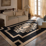 Featuring Kyrenia Hand-Knotted Rug by Jaipur Living at Amethyst Home. Anchor your space with a modern representation of vintage Kars designs through bold geometric design. Kyrenia?s striking, maze-like pattern guides eyes through any area. Hand knotted for durability with kid- and pet-friendly materials, it?s ideal for busy rooms.Hand Knotted100% WoolCYP. Amethyst Home provides interior design, new home construction design consulting, vintage area rugs, and lighting in the Laguna Beach metro area.