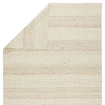Featuring Leona  Klarna Rug by Jaipur Living at Amethyst Home. The texture-rich Leona Klarna offers an assortment of updated kilim looks, re-invented with the on-trend shearling style and neutral, modern palettes. The handwoven Klarna rug features a globally inspired, light brown, stripe pattern on a neutral cream base. This 100% wool accent piece delight. Amethyst Home provides interior design, new home construction design consulting, vintage area rugs, and lighting in the Los Angeles metro area.