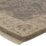 Featuring Liberty Reagan Hand-Knotted Rug by Jaipur Living at Amethyst Home. Inspired by traditional Oushak textiles, this elegant hand-knotted wool rug offers a timeless aesthetic to modern homes. A fresh and muted gray color palette lightens spaces, while the intricate floral pattern and border detail embraces a classic look.Hand Knotted100% WoolLIB02 Liberty. Amethyst Home provides interior design, new home construction design consulting, vintage area rugs, and lighting in the Miami metro area.