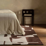 The hand-tufted Anthem Noverre makes a bold statement with contemporary aesthetics and modern Brutalist influences. The Noverre design stands out with its striking high-low texture, plush feel, and subtle sheen that enhances its dynamic pattern. Amethyst Home provides interior design, new home construction design consulting, vintage area rugs, and lighting in the Charlotte metro area.