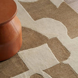 The hand-tufted Anthem Noverre makes a bold statement with contemporary aesthetics and modern Brutalist influences. The Noverre design stands out with its striking high-low texture, plush feel, and subtle sheen that enhances its dynamic pattern. Amethyst Home provides interior design, new home construction design consulting, vintage area rugs, and lighting in the Laguna Beach metro area.