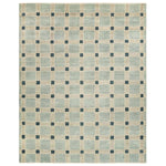 The Quinlan design reinvents timeless geometric patterns, fusing classic charm with a modern edge. Soft beige tones, punctuated by a blue accent, elevate any mid-century modern space. Handcrafted from naturally stain-resistant wool, this rug handles medium-traffic areas, kids, and pets with ease. Amethyst Home provides interior design, new home construction design consulting, vintage area rugs, and lighting in the Salt Lake City metro area.
