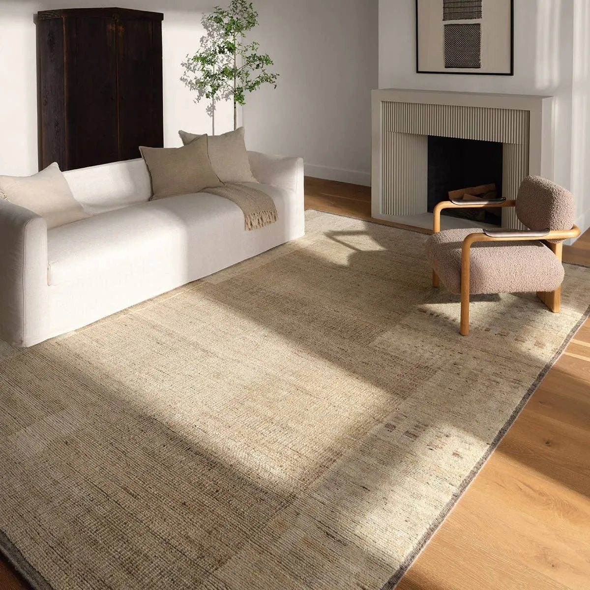 Featuring Ravelina Hand-Knotted Rug by Jaipur Living at Amethyst Home. With its understated adventurous spirit, the Kazben Ravelina whispers luxury. A tribute to the collective decades of quality rug-making, it’s an investment for today and tomorrow. The Ravelina design speaks to the artistry of finely made rugs, with a gentle, low-ribbed pile that feels sult. Amethyst Home provides interior design, new home construction design consulting, vintage area rugs, and lighting in the Seattle metro area.