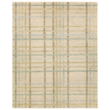 The Raza design reinvents the timeless plaid pattern, fusing classic charm with a modern edge. Soft beige tones, punctuated by a blue accent, elevate any mid-century modern space. Handcrafted from naturally stain-resistant wool, this rug handles medium-traffic areas, kids, and pets with ease. Amethyst Home provides interior design, new home construction design consulting, vintage area rugs, and lighting in the Austin metro area.