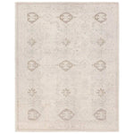 The Saffron design features a traditional pattern of small medallions, set against a warm tan and beige backdrop with subtle tan accents. Its vintage, distressed look adds character and charm, making it feel like a cherished heirloom from the very first step.Hand Tufte Amethyst Home provides interior design, new home construction design consulting, vintage area rugs, and lighting in the Salt Lake City metro area.