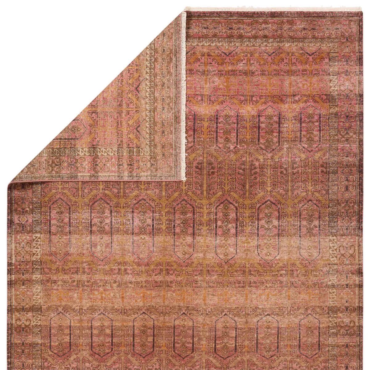 Featuring Someplace In Time Arial Hand-Knotted Rug by Jaipur Living at Amethyst Home. Whimsical colorways combine with the opulent detail of a traditional-inspired pattern; the Someplace in Time Arial represents nostalgia and progression, heritage and the contemporary. The Arial rug features warm tones, oxidized to get the vintage feel and look.  Its tradi. Amethyst Home provides interior design, new home construction design consulting, vintage area rugs, and lighting in the Des Moines metro area.
