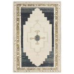 The Stellar design merges timeless tradition with a vintage-inspired aesthetic. Featuring a striking central medallion, this rug is set against an elegant beige and black backdrop, accented by rich green detailing. Its classic pattern, paired with a gently distressed finish, creates an heirloom quality.Hand Tufte Amethyst Home provides interior design, new home construction design consulting, vintage area rugs, and lighting in the Salt Lake City metro area.