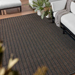 Featuring Talin Elmas Rug by Jaipur Living at Amethyst Home. Handwoven of thick and durable performance fibers, the Talin Elmas offers a sturdy accent with evocative texture to any space. Neutral, versatile colorways combine with an undulating striped weave for a not-so-solid, but perfectly grounding, modern design. The Elmas design?s gray and brown hues thrive. Amethyst Home provides interior design, new home construction design consulting, vintage area rugs, and lighting in the Tampa metro area.