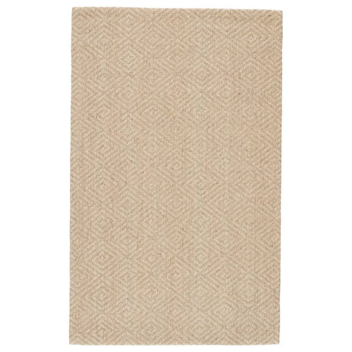 This sisal area rug boasts natural charm and effortless casual style. In a light gray hue, this natural accent's diamond lattice weave creates unique geometric dimension Amethyst Home provides interior design, new home construction design consulting, vintage area rugs, and lighting in the Austin metro area.