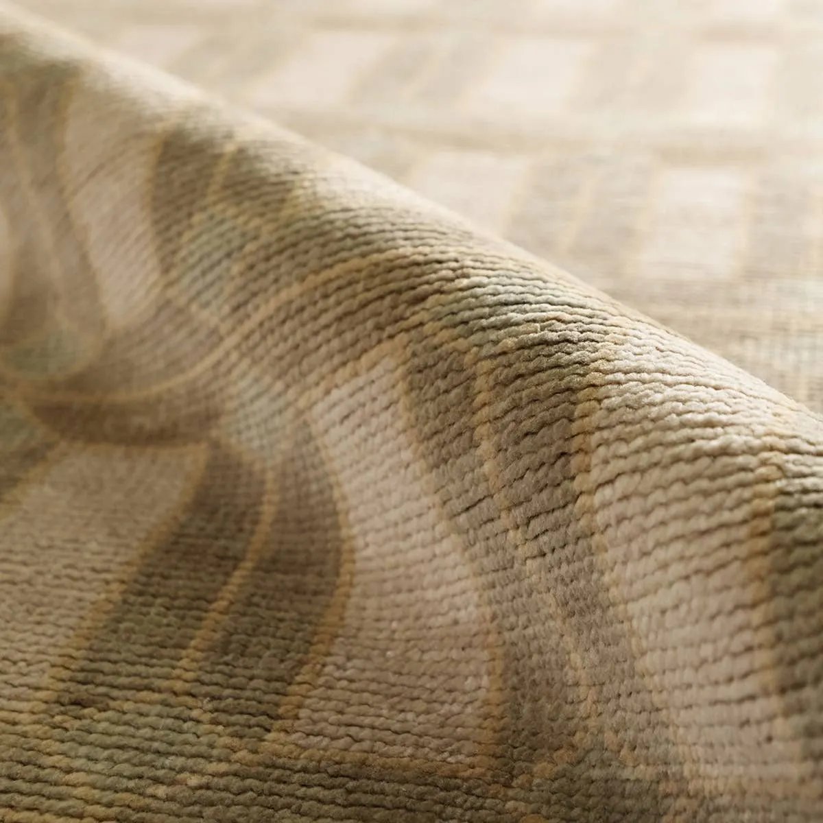 The Vaila design reinvents timeless geometric grid patterns, fusing classic charm with a modern edge. Soft beige tones elevate any mid-century modern space, while naturally stain-resistant wool handles medium-traffic areas, kids, and pets with ease. A durable yet stylish foundation, this piece is designed to stand the test of time.Hand Knotte Amethyst Home provides interior design, new home construction design consulting, vintage area rugs, and lighting in the Laguna Beach metro area.