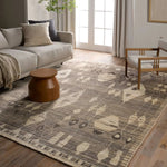 Featuring Zaira Tonnara Hand-Knotted Rug by Jaipur Living at Amethyst Home. Enrich living spaces with the exotic allure of the Zaira Collection - a fusion of modern Moroccan designs and unparalleled craftsmanship. Handknotted in India with 22 knots per square inch, these rugs exude luxury and artistry. The Tonnara rug showcases an intriguing diamond patte. Amethyst Home provides interior design, new home construction design consulting, vintage area rugs, and lighting in the Kansas City metro area.