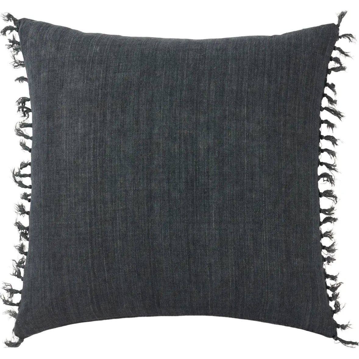 Jemina Dark Slate Pillow | ready to ship!