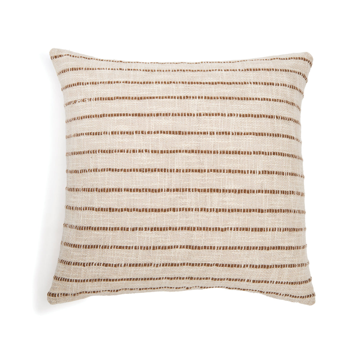 Jojo 20" x 20" Pillow With Insert - Ivory / Walnut | ready to ship!