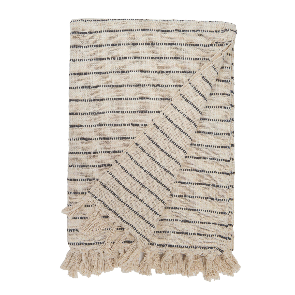 Jojo Oversized Throw - Ivory / Charcoal | ready to ship!
