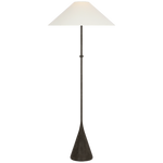 Featuring Zealous 62" Floor Lamp by Visual Comfort at Amethyst Home. Transform your living space with the Zealous Floor Lamp. This sleek and modern lamp stands at 62 inches tall and features a sturdy base for stability and a curved neck for easy positioning. With its soft lighting, it creates a warm and inviting atmosphere for any room.
Overall Dimensions:.  Amethyst Home provides interior design, new home construction design consulting, vintage area rugs, and lighting in the San Diego metro area.
