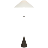 Featuring Zealous 62" Floor Lamp by Visual Comfort at Amethyst Home. Transform your living space with the Zealous Floor Lamp. This sleek and modern lamp stands at 62 inches tall and features a sturdy base for stability and a curved neck for easy positioning. With its soft lighting, it creates a warm and inviting atmosphere for any room.
Overall Dimensions:.  Amethyst Home provides interior design, new home construction design consulting, vintage area rugs, and lighting in the San Diego metro area.