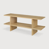 Featuring Kabuki Oak Side Table by Ethnicraft at Amethyst Home. Find balance and symmetry in the Kabuki side table, available in solid oak. Designed by the multitalented commercial artist Reynaldo Zapp, this item brings a sense of peace to the living space. Pair the Kabuki with the Mellow modular sofa, or as a stand-alone side table — versatility, understated style and functional. Amethyst Home provides interior design, new construction, custom furniture, and area rugs in the Alpharetta metro area