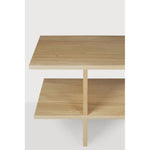 Featuring Kabuki Oak Side Table by Ethnicraft at Amethyst Home. Find balance and symmetry in the Kabuki side table, available in solid oak. Designed by the multitalented commercial artist Reynaldo Zapp, this item brings a sense of peace to the living space. Pair the Kabuki with the Mellow modular sofa, or as a stand-alone side table — versatility, understated style and functionali. Amethyst Home provides interior design, new construction, custom furniture, and area rugs in the Nashville metro area