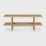 Featuring Kabuki Oak Side Table by Ethnicraft at Amethyst Home. Find balance and symmetry in the Kabuki side table, available in solid oak. Designed by the multitalented commercial artist Reynaldo Zapp, this item brings a sense of peace to the living space. Pair the Kabuki with the Mellow modular sofa, or as a stand-alone side table — versatility, understated style and functional. Amethyst Home provides interior design, new construction, custom furniture, and area rugs in the Scottsdale metro area