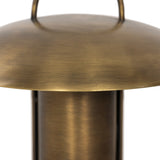 Kivo Cordless Table Lamp - Aged Antique Brass Iron | shipping 10/15/2026