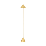 Salma Rechargeable Floor Lamp - Aged Brass | ready to ship!
