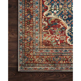 Featuring Layla Blue/Spice Runner by Loloi at Amethyst Home. The Layla Blue / Spice area rug from Loloi captures the spirit of an old-world rug. Our customers love this rug because: 

Perfect for families with kids and pets
Very easy to clean and maintain
Comes in big area rug sizes and as cute kitchen and hallway runners
Looks gorgeous with the intricate .  Amethyst Home provides interior design, new home construction design consulting, vintage area rugs, and lighting in the Calabasas metro area.