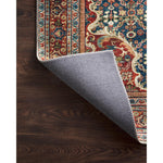 Featuring Layla Blue/Spice Runner by Loloi at Amethyst Home. The Layla Blue / Spice area rug from Loloi captures the spirit of an old-world rug. Our customers love this rug because: 

Perfect for families with kids and pets
Very easy to clean and maintain
Comes in big area rug sizes and as cute kitchen and hallway runners
Looks gorgeous with the intric.  Amethyst Home provides interior design, new home construction design consulting, vintage area rugs, and lighting in the Newport Beach metro area.