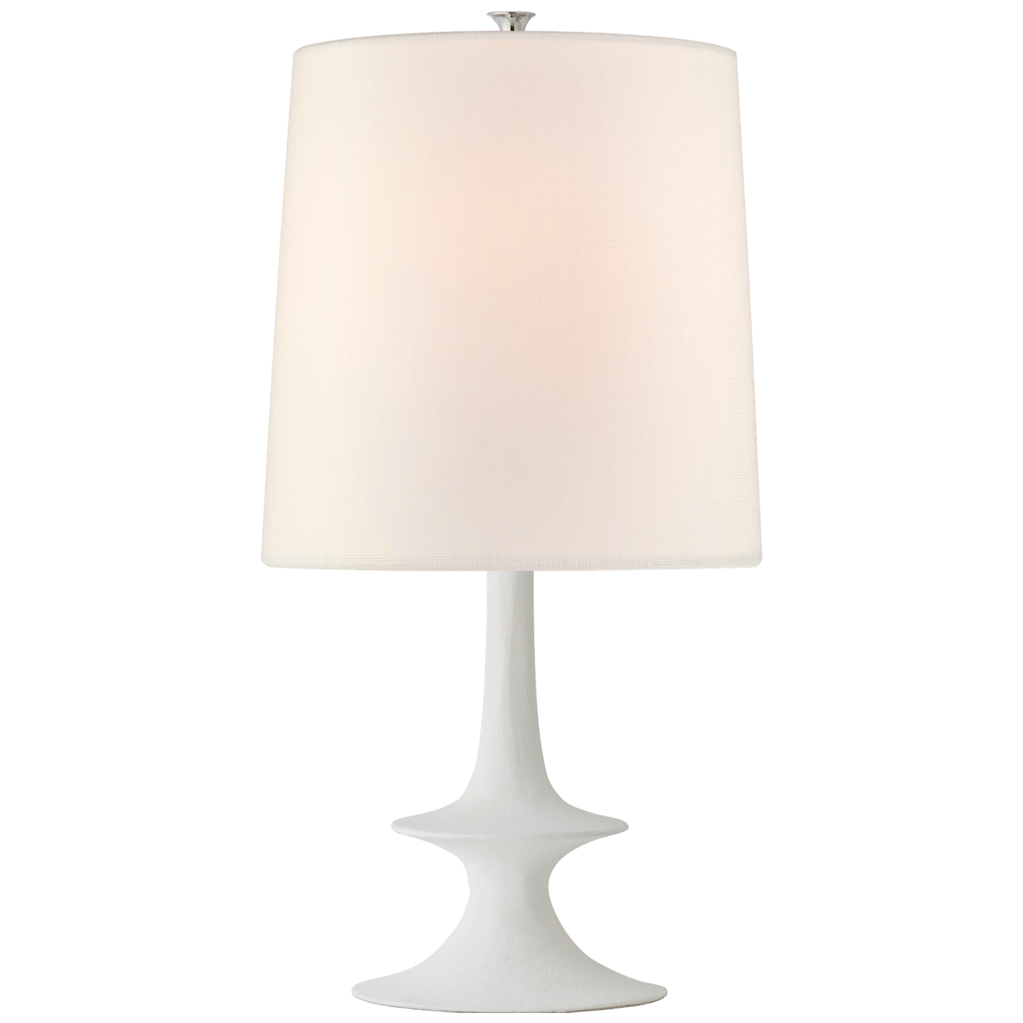 Featuring Lakmos Medium Table Lamp Plaster White by Visual Comfort at Amethyst Home. The Lakmos by AERIN is an elegant play on modernist sculpture. The series features a sconce, pendant, table and floor lamps with curved designs that are both whimsical and sophisticated. Ideal illumination for almost any room in the home.
Overall Dimensions: 13.5" L x 13.5" W x 26.25" HWeight : 9 lbs. Amethyst Home provides interior design, new construction, custom furniture, and area rugs in the Austin metro area