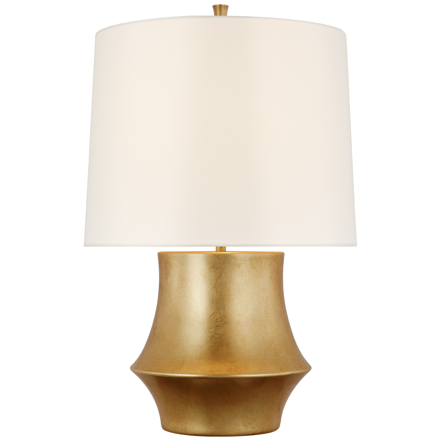 Featuring Lakmos Small Table Lamp Gild by Visual Comfort at Amethyst Home. The Lakmos by AERIN is an elegant play on modernist sculpture. The series features a sconce, pendant, table and floor lamps with curved designs that are both whimsical and sophisticated. Ideal illumination for almost any room in the home.
Overall Dimensions: 13" L x 13" W x 19.5" HWeight : 5 lbs.. Amethyst Home provides interior design, new construction, custom furniture, and area rugs in the Alpharetta metro area