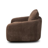 Lanvien Swivel Chair - Nubuck Cigar | shipping 01/15/2027