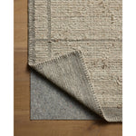 Beautifully crafted by hand, the Bowie Collection by Amber Lewis x Loloi is a textured area rug with an earthy, organic aesthetic. The pile has a flatweave base with chunkier, slightly raised geometric motifs and whipstitched edges. It’s an elegant yet easy-to-work-with rug for living rooms, bedrooms, and other high-traffic areas of the home. Amethyst Home provides interior design, new home construction design consulting, vintage area rugs, and lighting in the San Diego metro area.