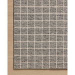 Featuring Amber Lewis x Loloi Cedar Charcoal / Ivory Rug by Loloi at Amethyst Home. The Cedar Collection by Amber Lewis x Loloi is a hand-loomed area rug with a clean gridded design in contrasting ivory. The blended wool and cotton pile of the rug is substantial and soft, with flecked tones that add depth to the neutral palette. This collection is hand. Amethyst Home provides interior design, new home construction design consulting, vintage area rugs, and lighting in the Salt Lake City metro area.