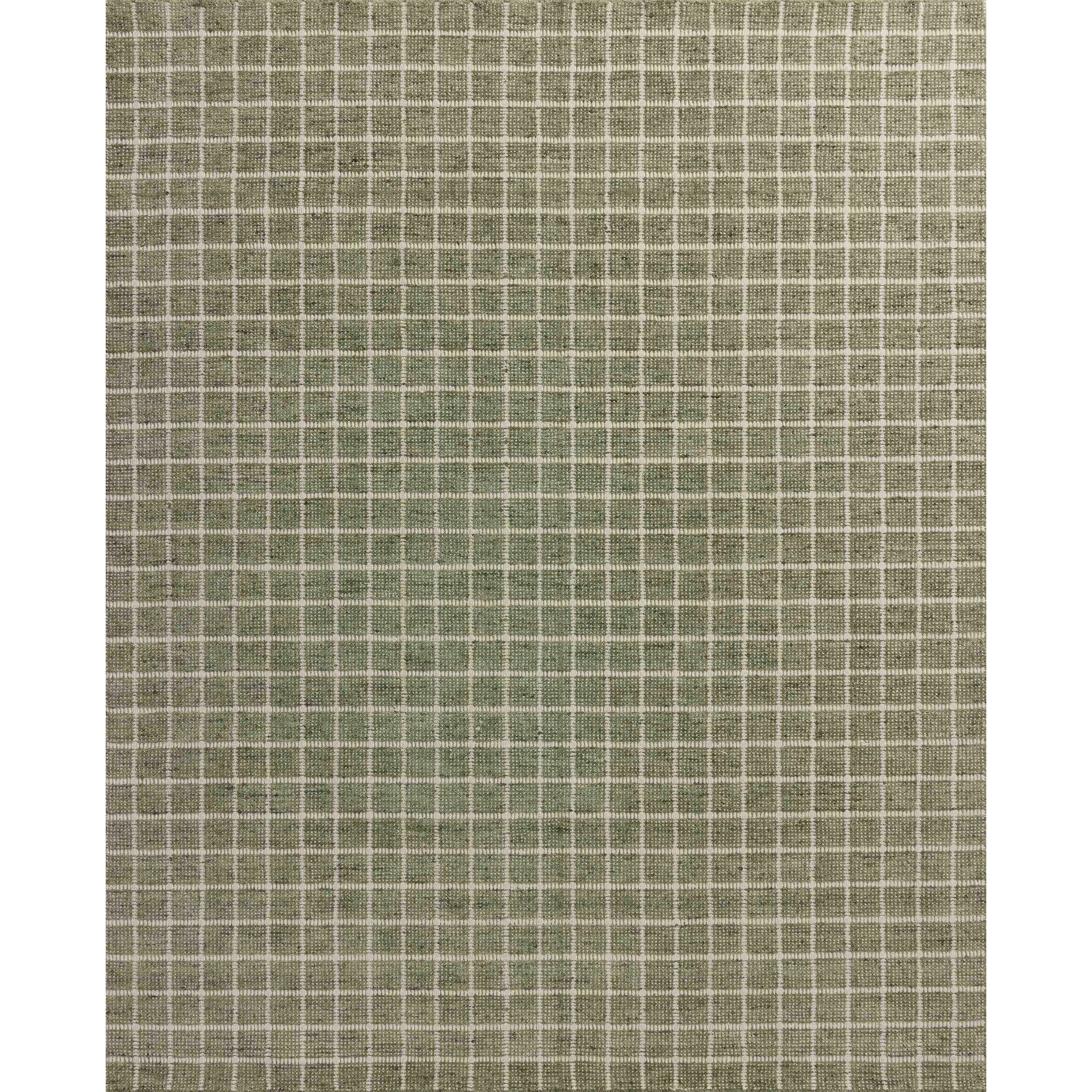 The Cedar Collection by Amber Lewis x Loloi is a hand-loomed area rug with a clean gridded design in contrasting ivory. The rugs blended wool and cotton pile is substantial and soft, with flecked tones that add depth to the neutral palette. Amethyst Home provides interior design, new home construction design consulting, vintage area rugs, and lighting in the Scottsdale metro area.