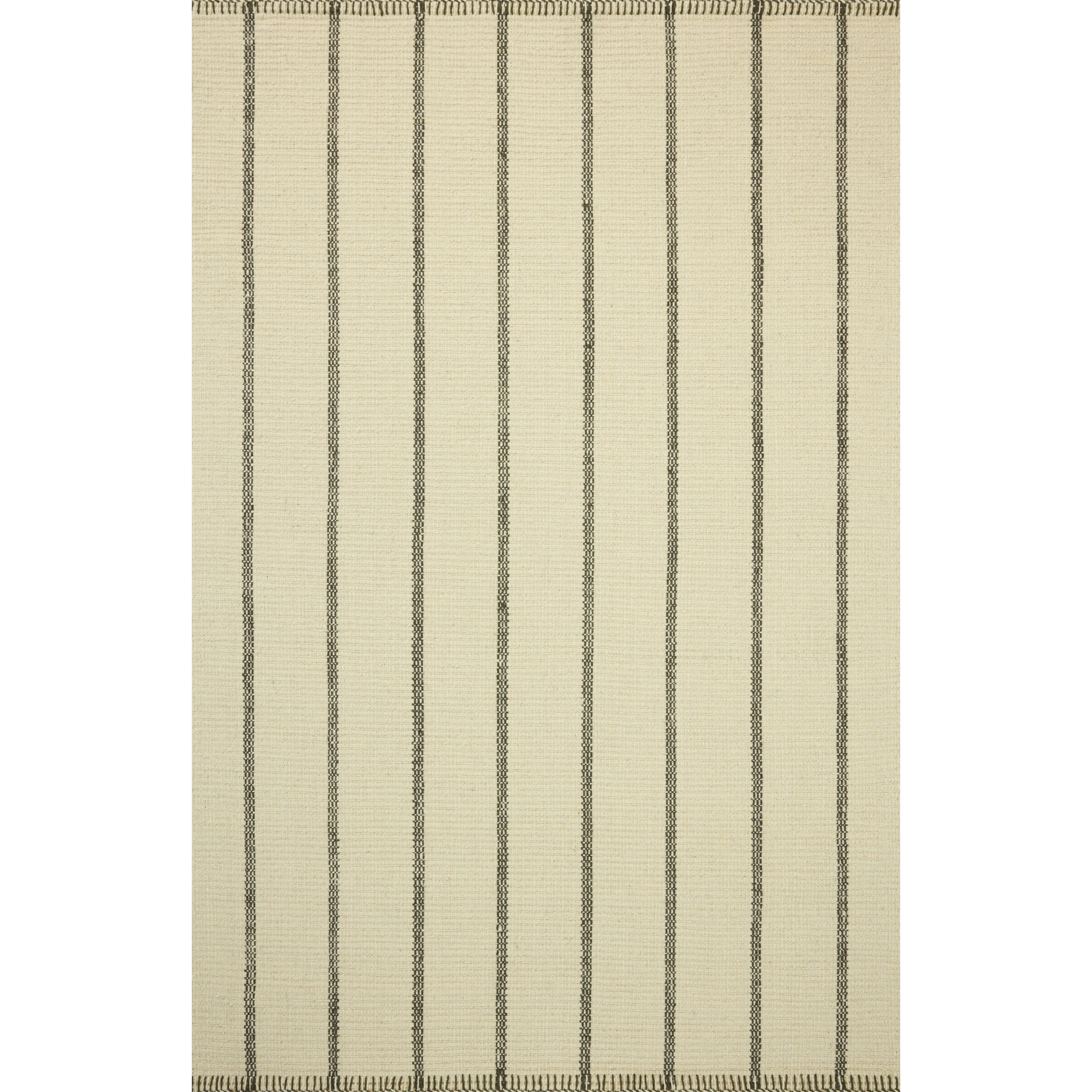 The Harlan Collection by Amber Lewis x Loloi is a classic striped flatweave area rug in the interior designer’s signature warm, earthy tones. The rug has a chunky wool pile with whipstitch borders that add character and natural texture to living rooms, bedrooms, and other well-loved areas of the home. Amethyst Home provides interior design, new home construction design consulting, vintage area rugs, and lighting in the Washington metro area.