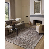 Featuring Amber Lewis x Loloi Josie Earth / Natural Rug by Loloi at Amethyst Home. The Josie Collection is a machine-washable area rug with an exceptional design by Amber Lewis x Loloi. The rugs beautiful, vintage-inspired motifs in rich, earthy tones raise the standard for washable rugs. This collection is power-loomed of polyester in China and OEKO-TEX ce. Amethyst Home provides interior design, new home construction design consulting, vintage area rugs, and lighting in the Charlotte metro area.