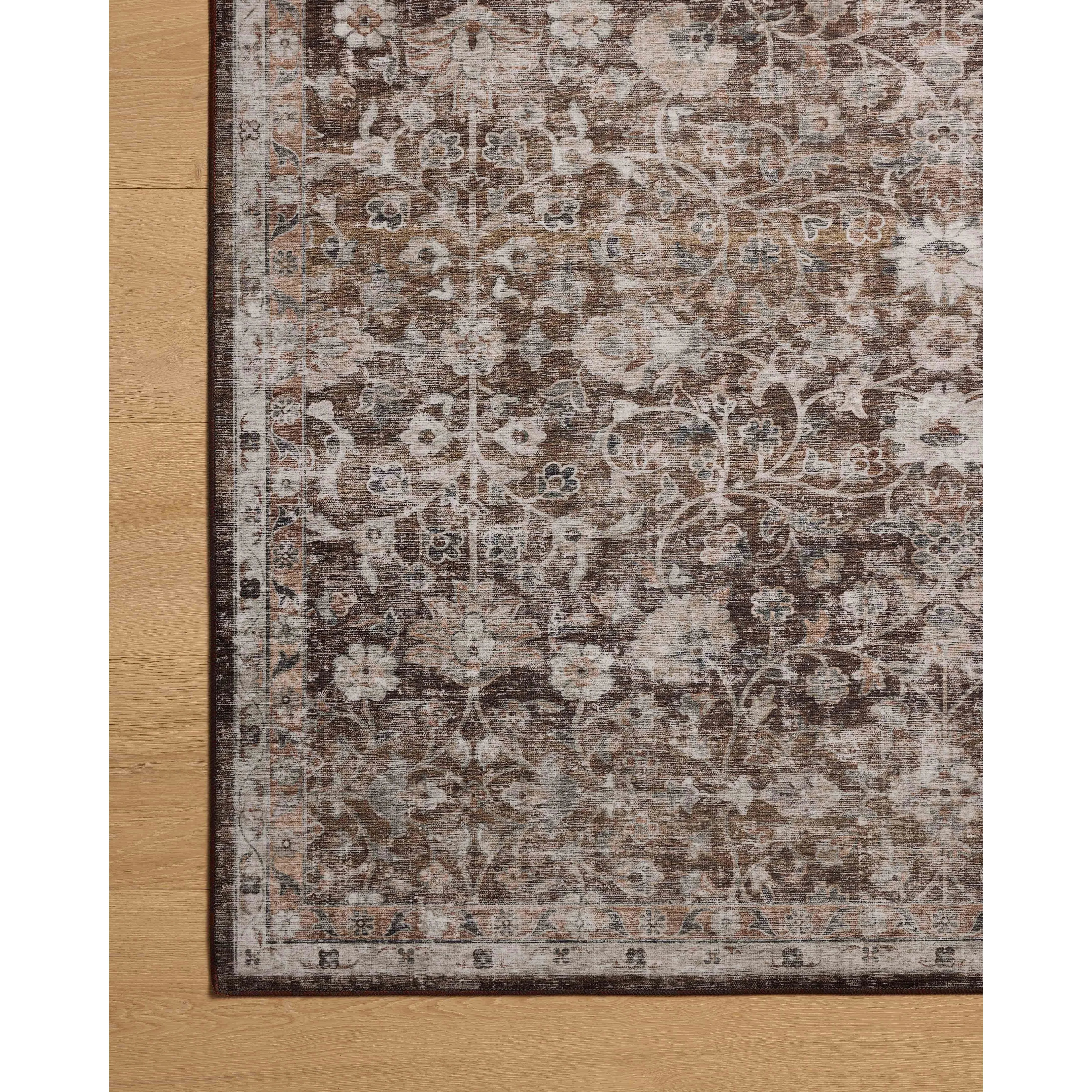 Featuring Amber Lewis x Loloi Josie Earth / Natural Rug by Loloi at Amethyst Home. The Josie Collection is a machine-washable area rug with an exceptional design by Amber Lewis x Loloi. The rugs beautiful, vintage-inspired motifs in rich, earthy tones raise the standard for washable rugs. This collection is power-loomed of polyester in China and OEKO-TEX cer. Amethyst Home provides interior design, new home construction design consulting, vintage area rugs, and lighting in the Portland metro area.