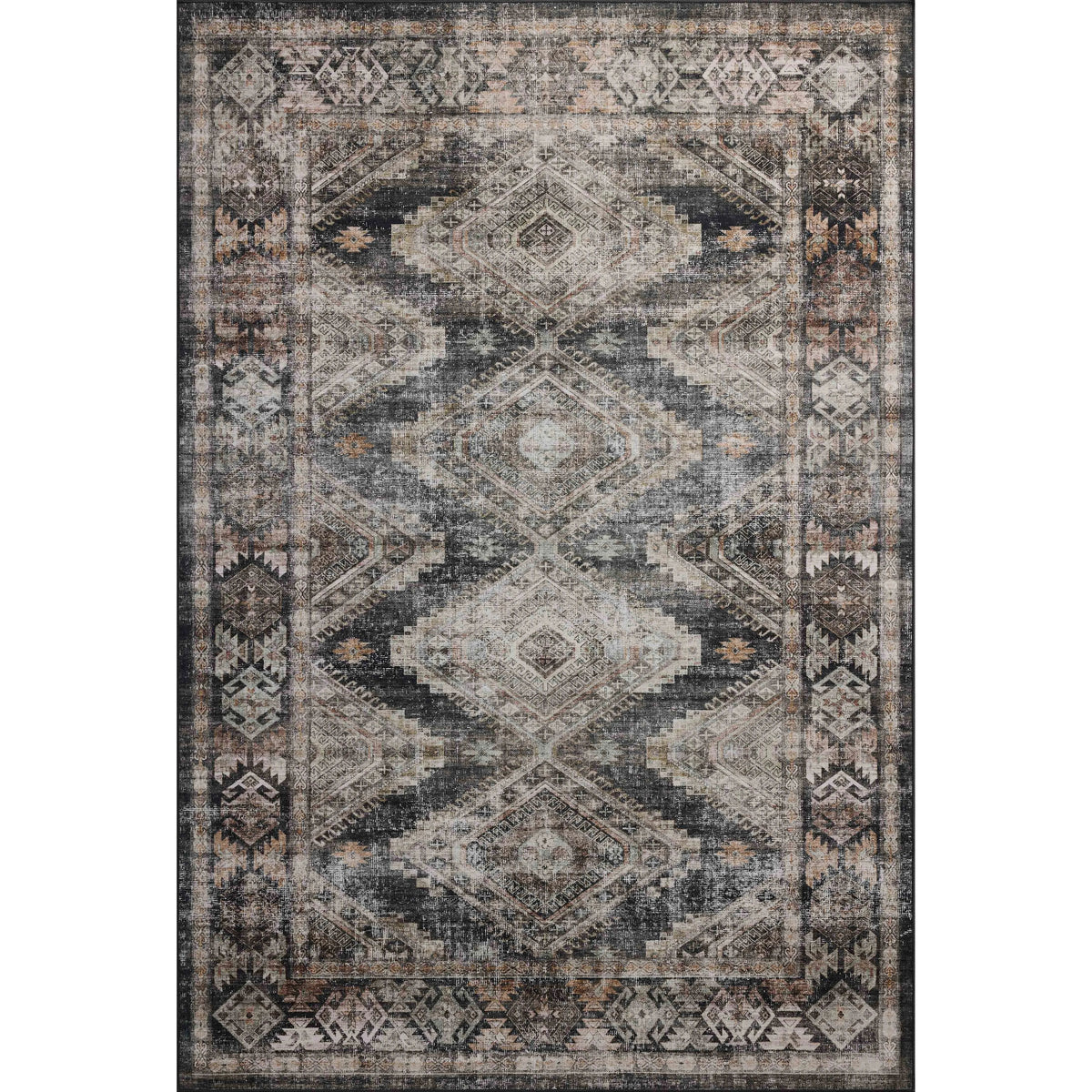 Amber Lewis x Loloi Josie Ink / Earth Rug