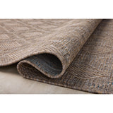 Featuring Amber Lewis x Loloi Topanga Natural / Mist Rug by Loloi at Amethyst Home. Inspired by the scenic mountain town in California, the Topanga Collection is an indoor/outdoor rug made of durable polypropylene that resembles natural fibers but is much more ready for sun, rain, and high-traffic use. The rug's modern construction also makes it easy t. Amethyst Home provides interior design, new home construction design consulting, vintage area rugs, and lighting in the Salt Lake City metro area.
