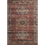 Featuring Anniston Machine Washable Spice / Multi Rug by Loloi at Amethyst Home. The Anniston Collection is a washable rug with traditional motifs in beautifully saturated and distressed tones. This durable area rug is power-loomed of polyester in China and designed for the busiest rooms of the home—living rooms, bedrooms, kitchens, hallways, and more. It ca. Amethyst Home provides interior design, new home construction design consulting, vintage area rugs, and lighting in the Portland metro area.